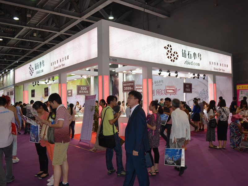 鉆石小鳥(niǎo)婚博會(huì)設(shè)計(jì)搭建