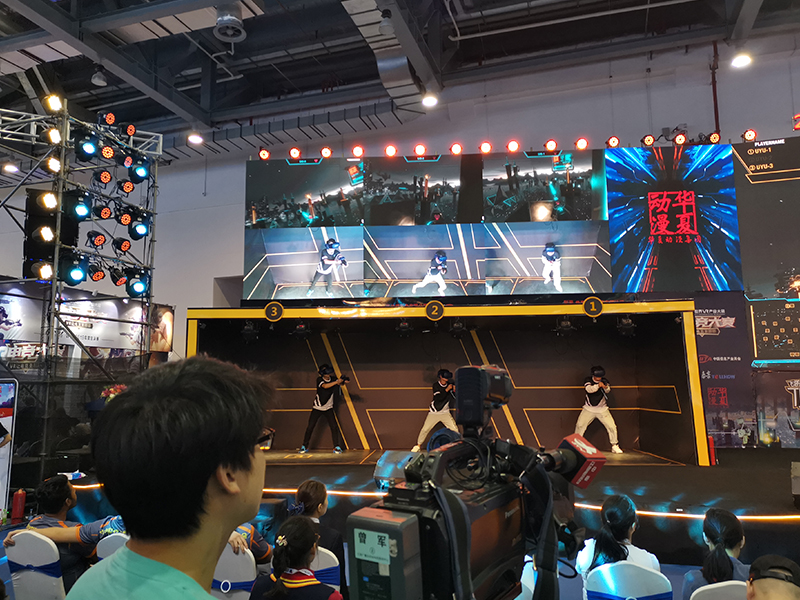 2019年世界VR產(chǎn)業(yè)大會(huì)VR電競大賽——游戲展會(huì)搭建